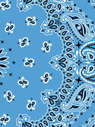 Blue Bandana Design