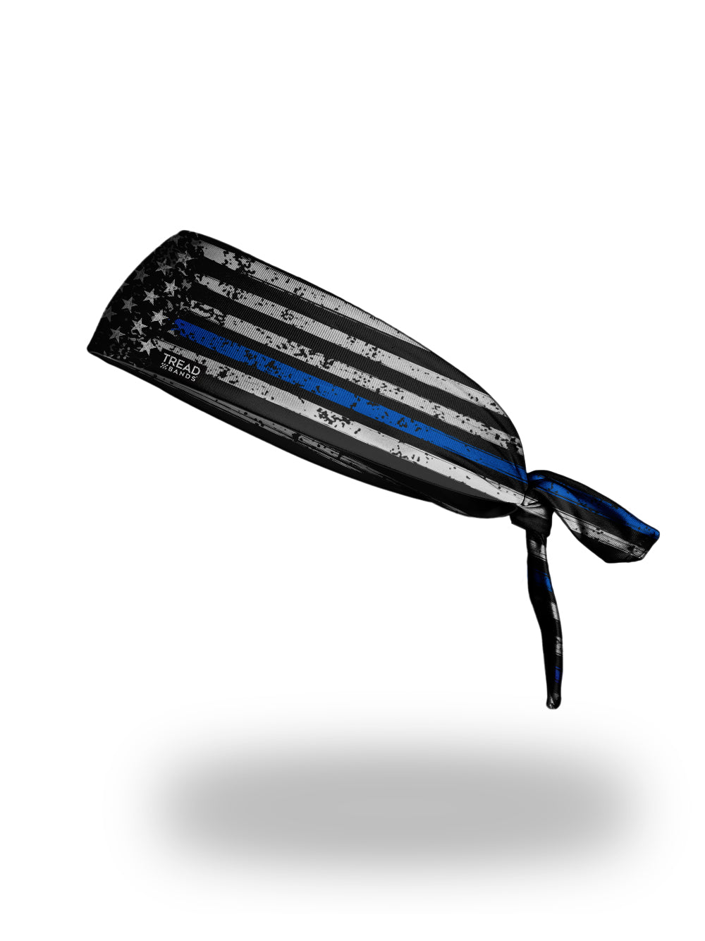 Thin Blue Line Razorback All-Terrain Tieback - Thin Blue Line – TreadBands | Non-Slip Headbands ...